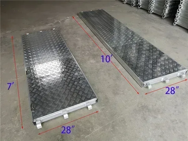 Scaffold Plank aluminum plank with trapdoor and ladder