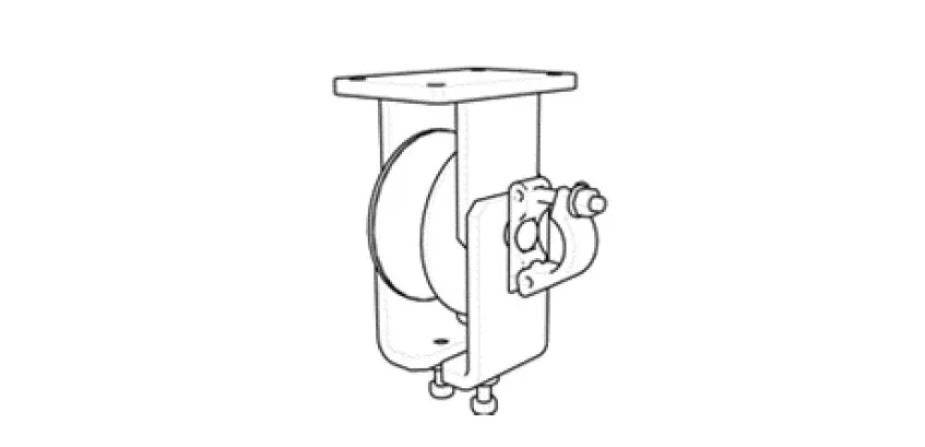 Sistema de Cubierta Temporal — caster assembly Sistema de Cubierta Temporal caster assembly
