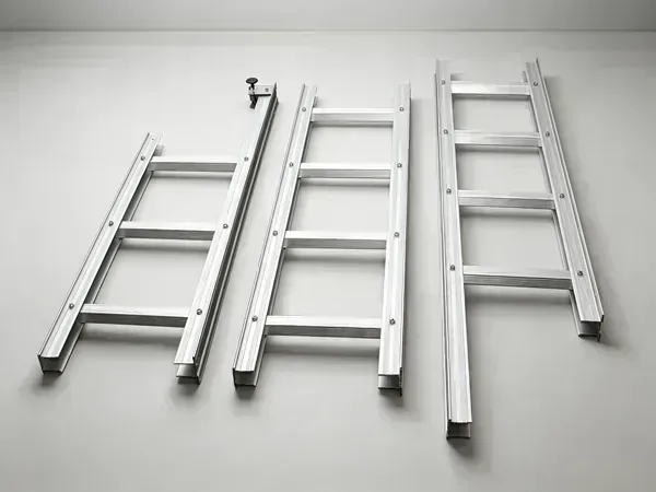 Fire Escape Ladder Échelle de Sauvetage Incendie - Échelle d’Évacuation en Aluminium Montée en Permanence