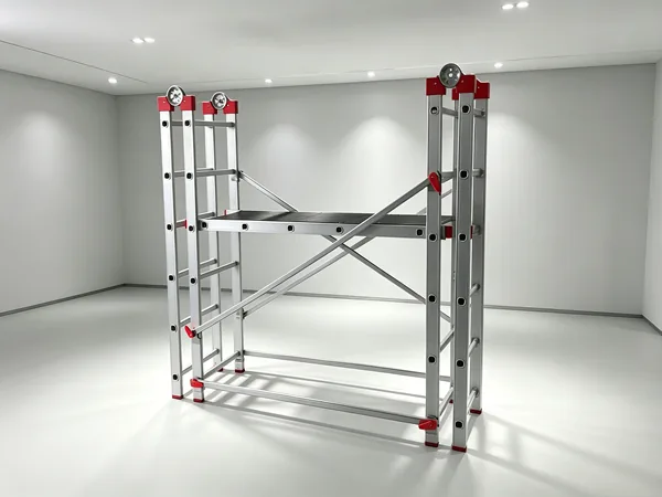 Foldable Aluminum Scaffold - 3-in-1 Portable Aluminum Work Platform