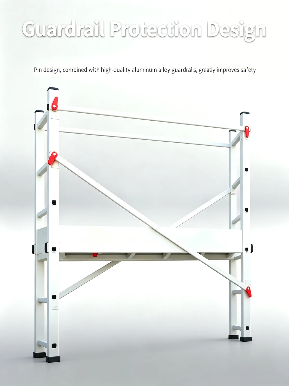Foldable aluminum scaffold feature 2