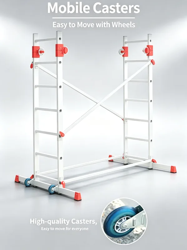 Foldable aluminum scaffold feature 6