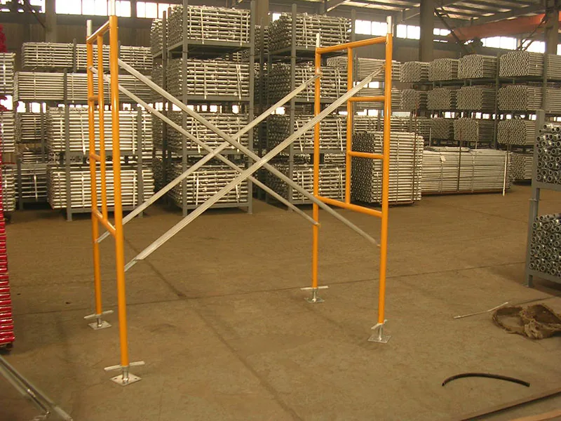 Andaime de Frame Andaime de Frame - Sistema Walk-through e Mason Frame