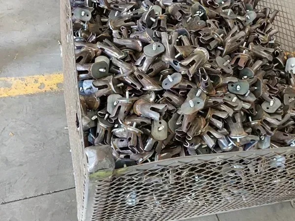 QES Scaffold Brace end with stamped wedge connector